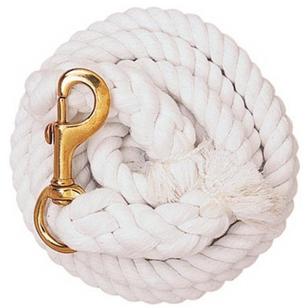 Weaver Leather Weaver Leather 35-1901 0.63 in. x 10 ft. Soft Cotton Lead Rope - White 154630